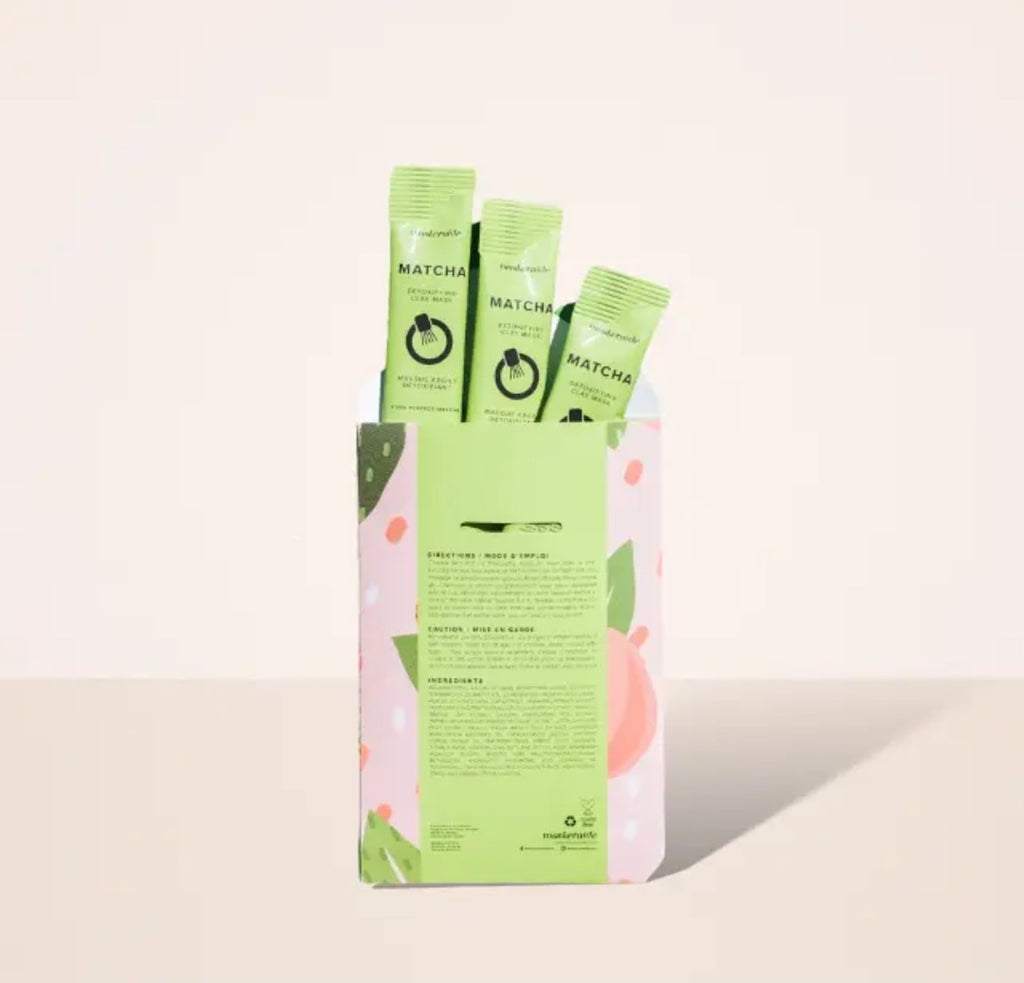 Matcha Detoxifying Clay Mask | Sleeve 3pk