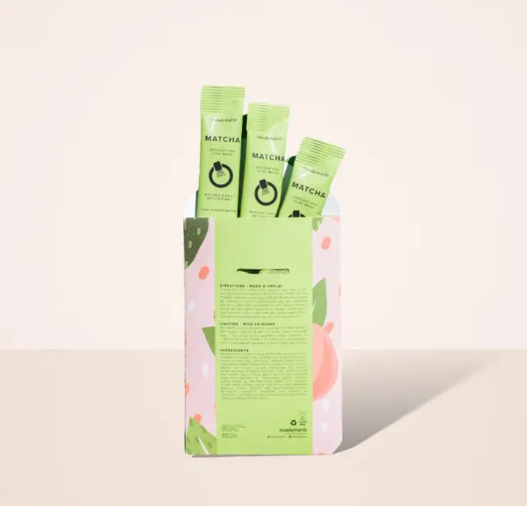 Matcha Detoxifying Clay Mask | Sleeve 3pk