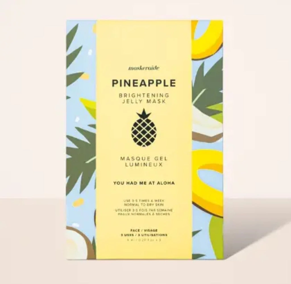 Pineapple Brightening Jelly Mask | Sleeve 3pk