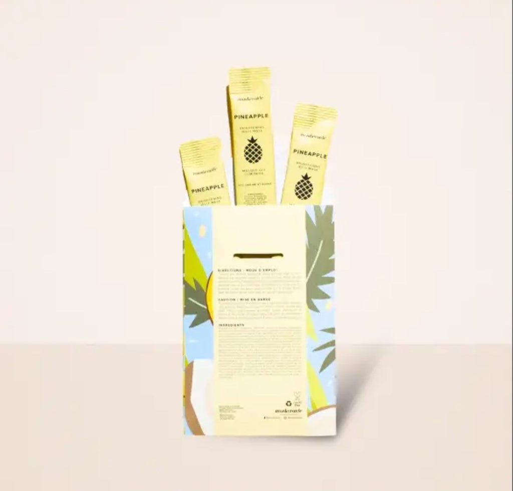 Pineapple Brightening Jelly Mask | Sleeve 3pk