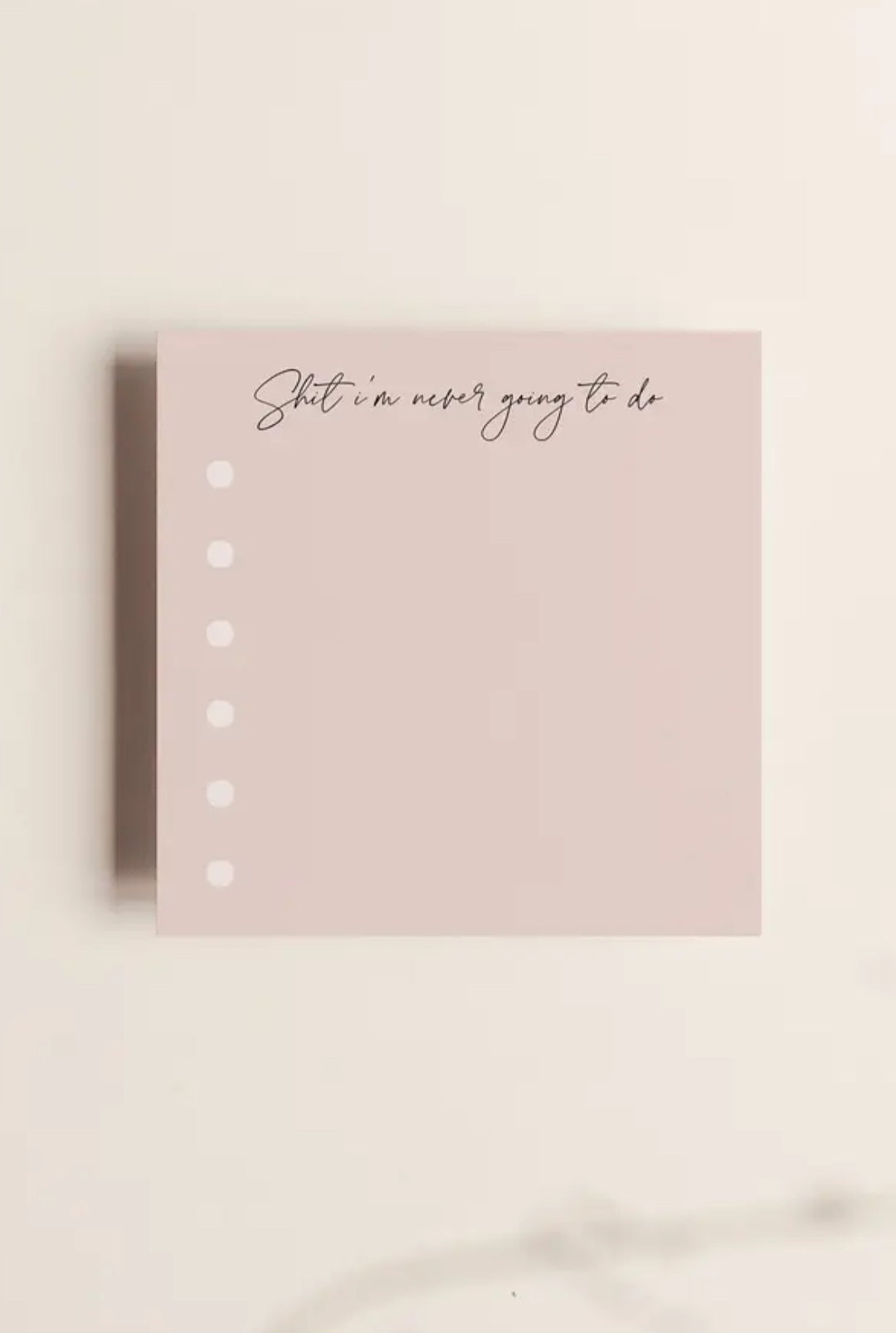Shit I'm Never Going to Do Sticky Notes - Sassy Touch