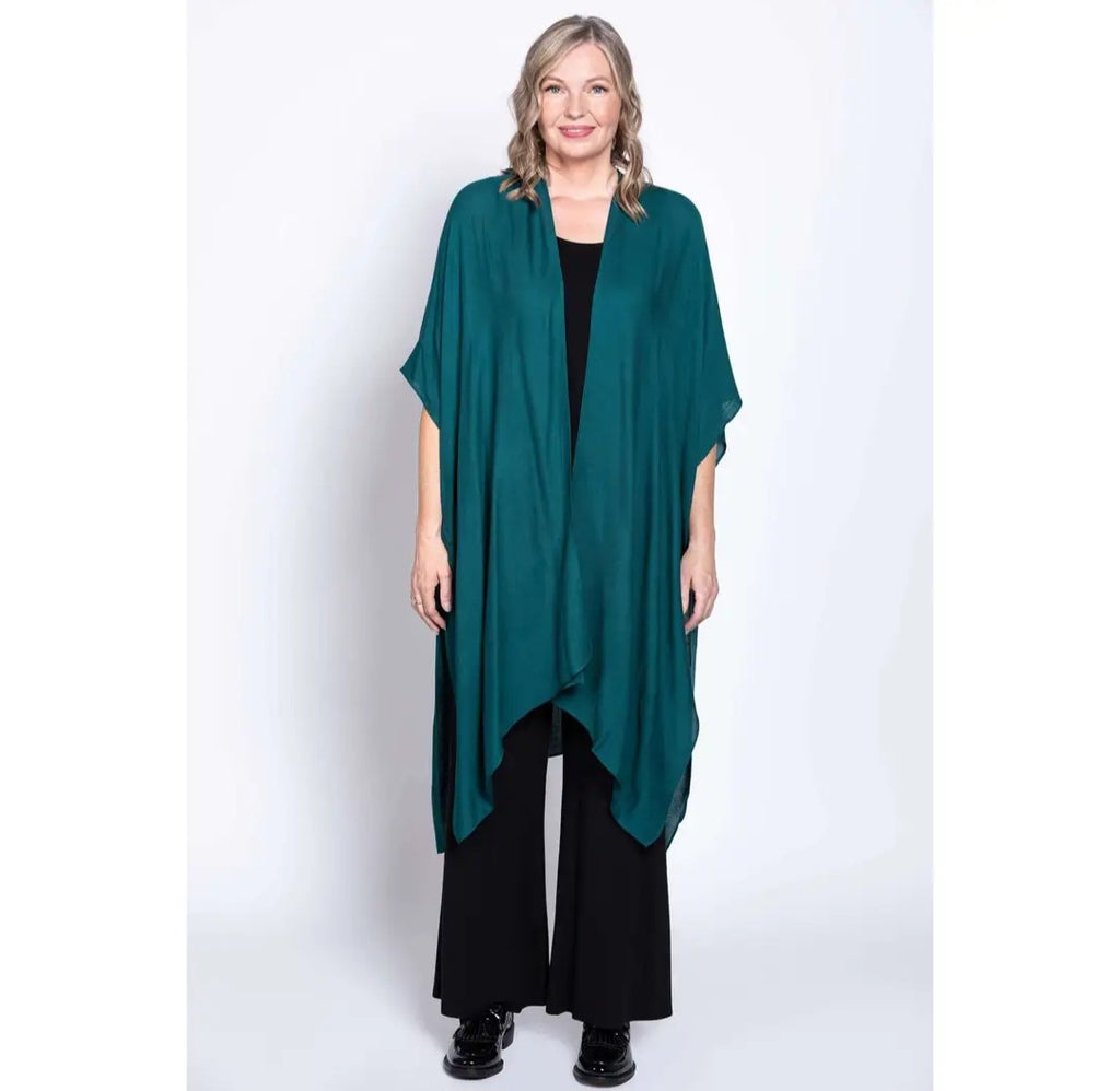 Darcy, Deep Teal, One Size: One size