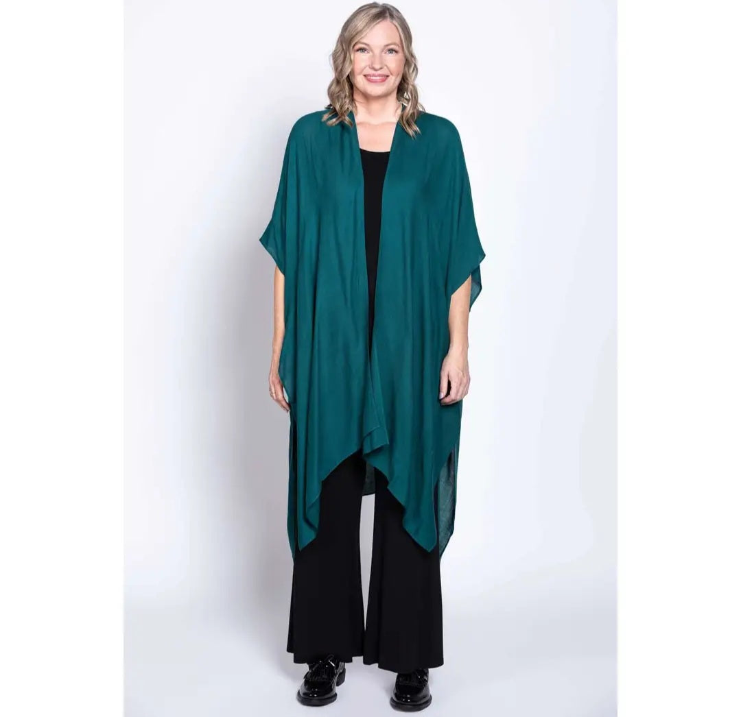 Darcy, Deep Teal, One Size: One size