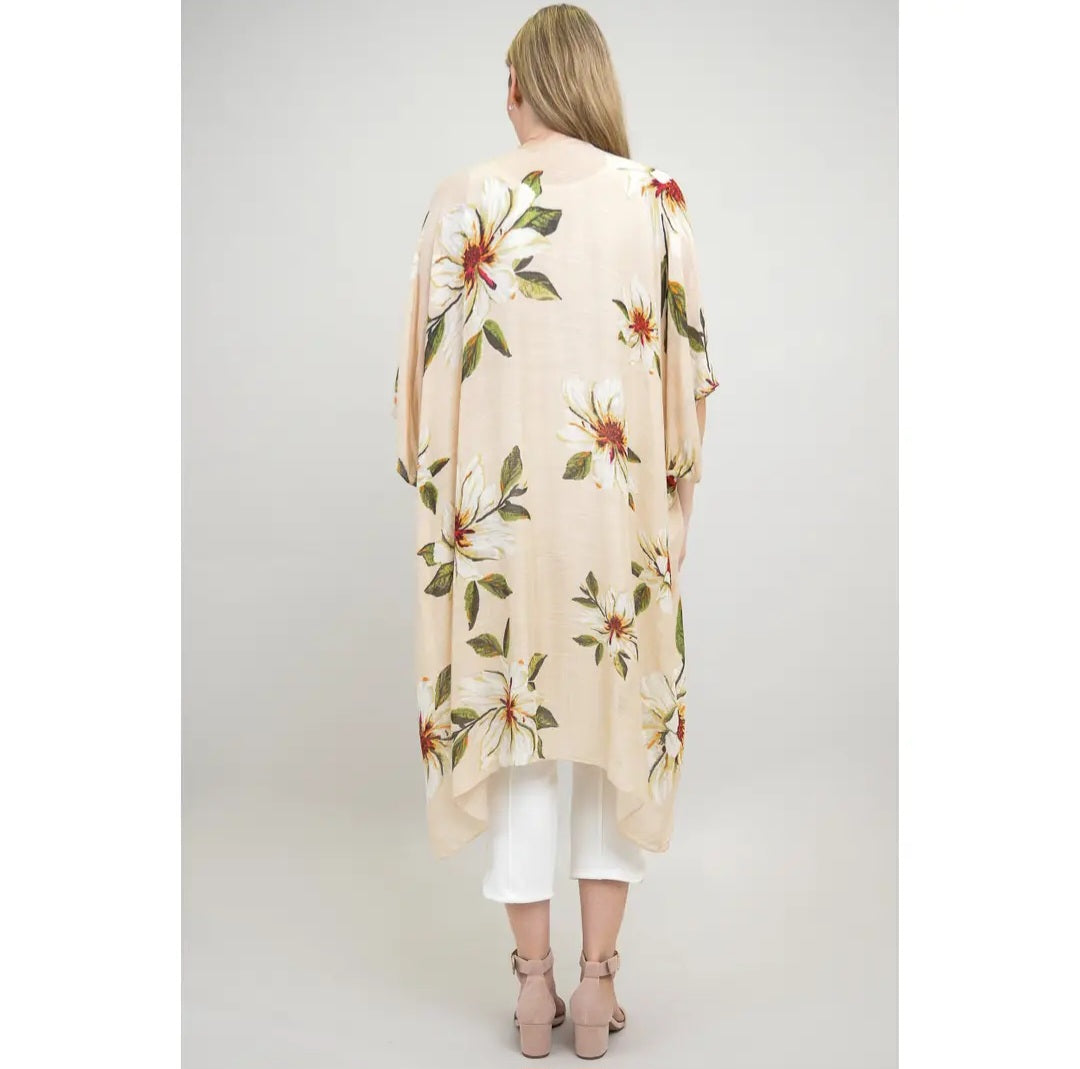 Darcy, Sand Floral, One Size: One Size