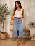 Ribkoff Jean Skirt