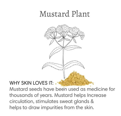 100% Natural Mustard Bath Soak Mini: 90g Mini