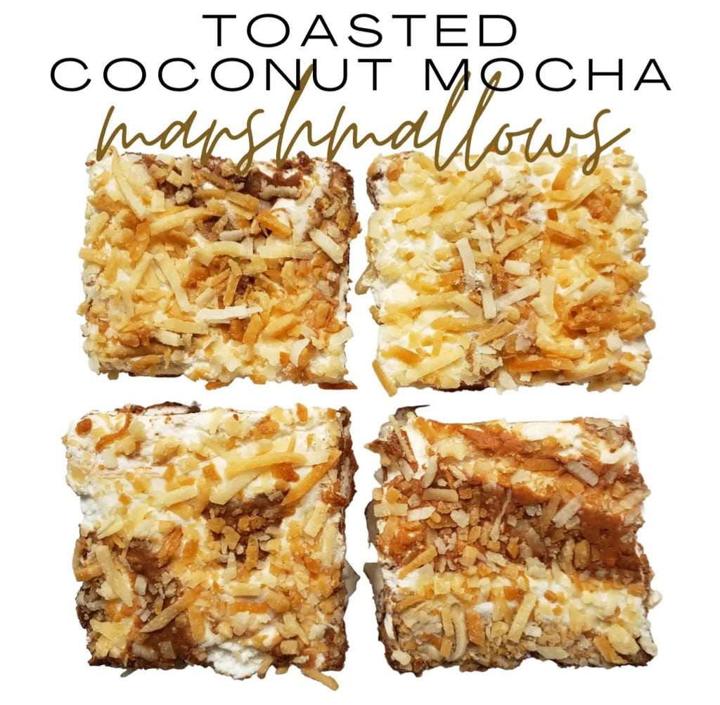 Toasted Coconut Mocha Marshmallows